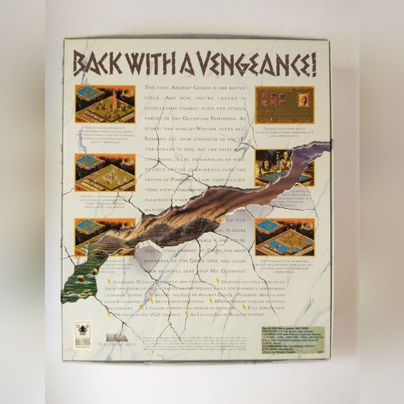 Populous 2: Trials Of The Olympian Gods Big Box PC Game - Picture 2 of 10